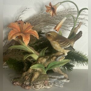 Homco Masterpiece Porcelain Field Wren Figurine